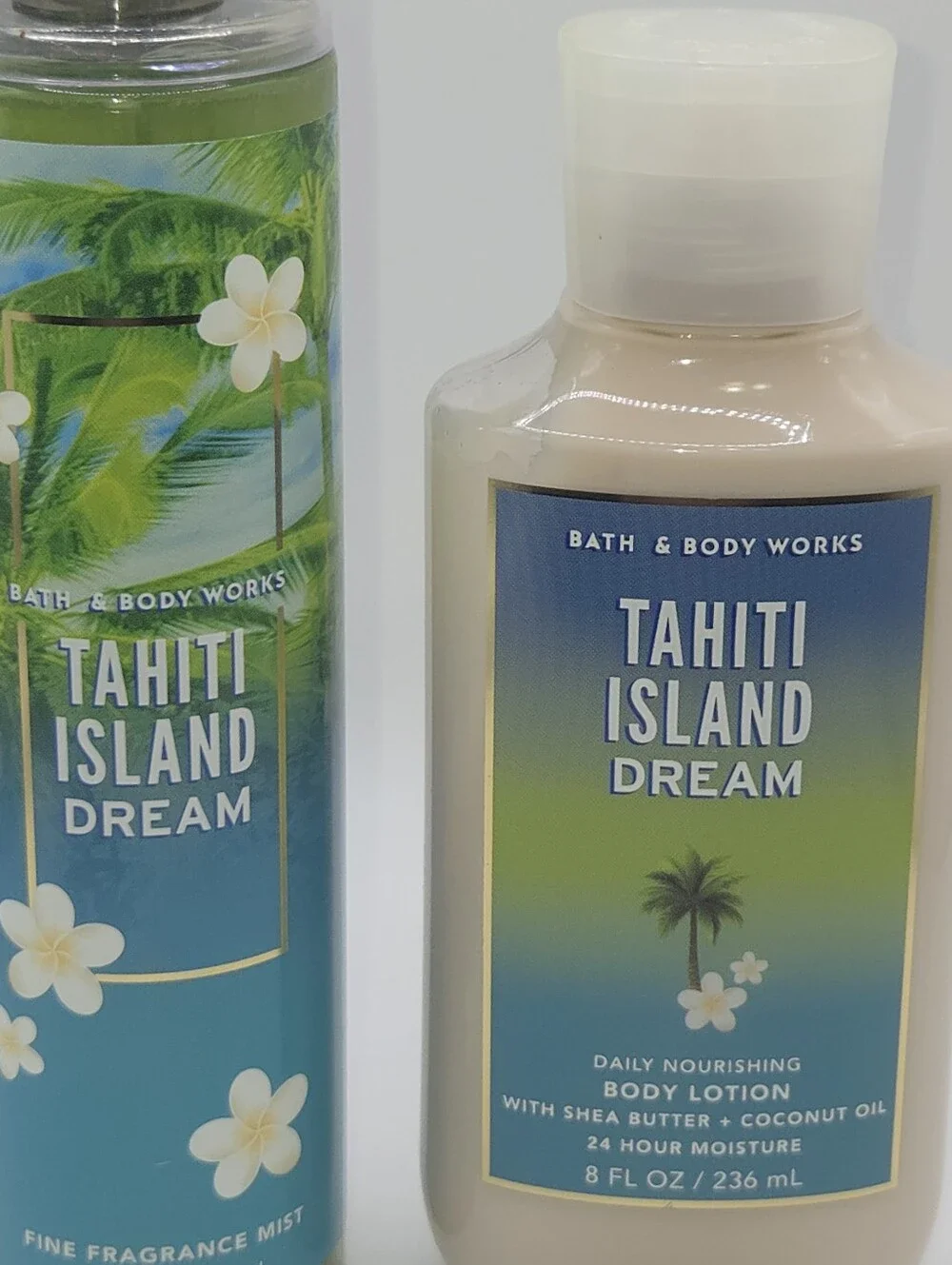 Bath & Body Works Tahiti Island Dream Fragrance Mist & Body Lotion Set